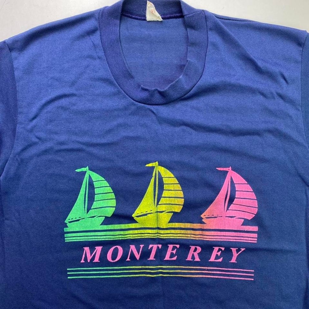 Vintage 80s 90s Monterey nautical sailing boat shirt